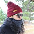 MMS KNITCAP - バーガンディ