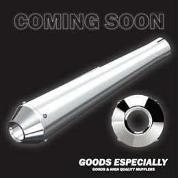 REVERSE CONE MEGAPHONE MUFFLER クローム - GOODS ESPECIALLY 