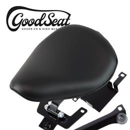 GOODSEAT "SADDLE" スムース (BLACK) グラストラッカー(-07年)用キット