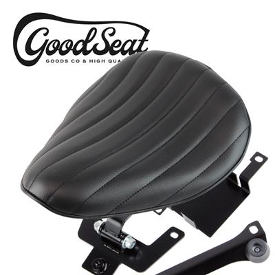 GOODSEAT "SADDLE" バーチカル (BLACK) グラストラッカー(-07年)用キット