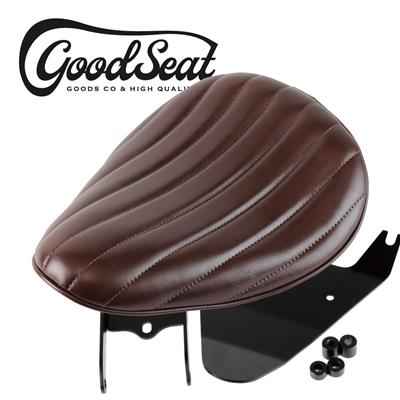 GOODSEAT "SADDLE" バーチカル (BROWN) スポーツスター(10-22年)用キット